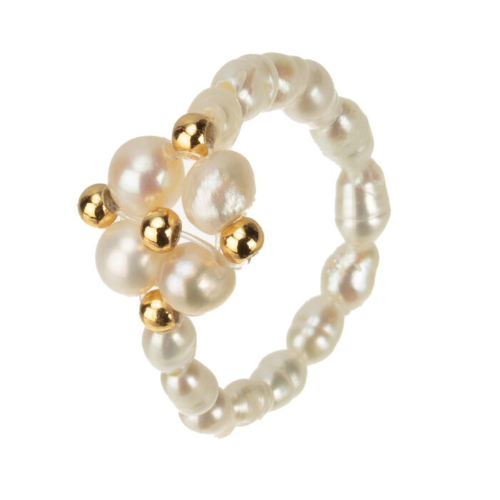 Freshwater Pearl Ring Stack - Image 4