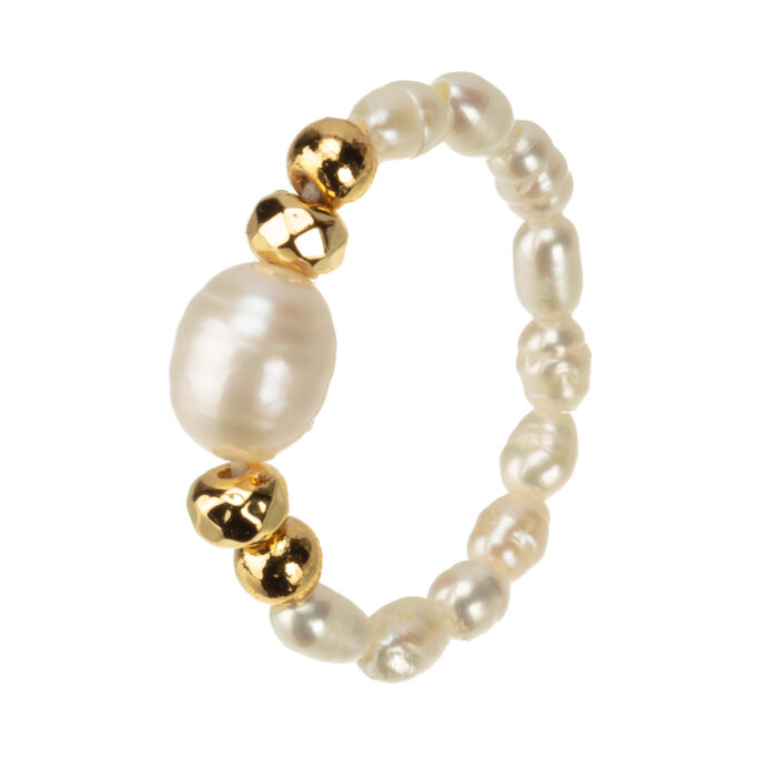 Freshwater Pearl Ring Stack - Image 7