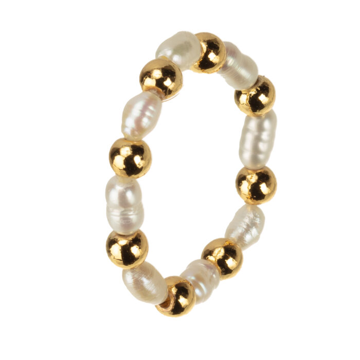 Freshwater Pearl Ring Stack - Image 5