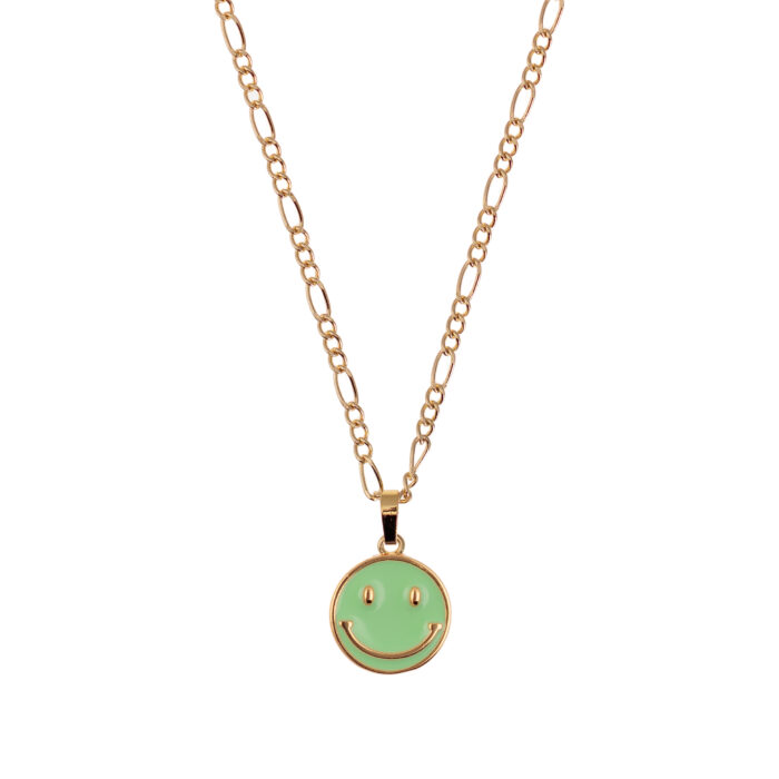 Tulum Beaded Pearl Necklace- Mint - Image 2