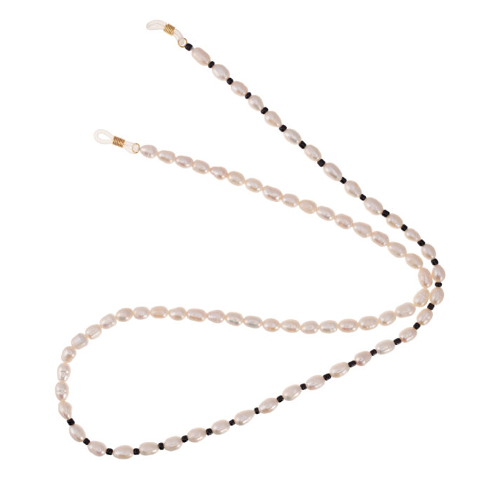 Monochrome Pearl Sunglasses Chain