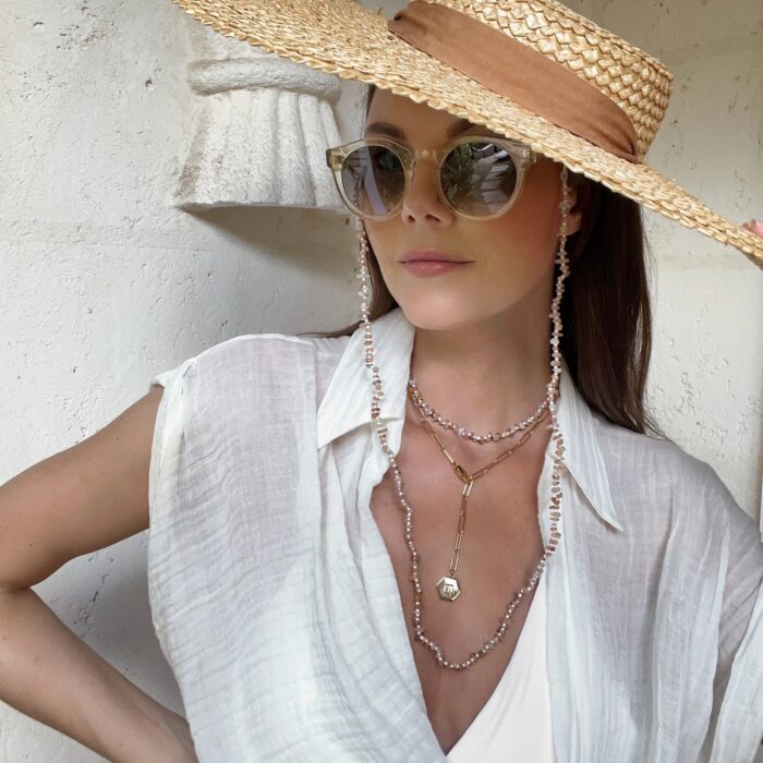 Chip Stone Sunglasses Chain - Sand - Image 3