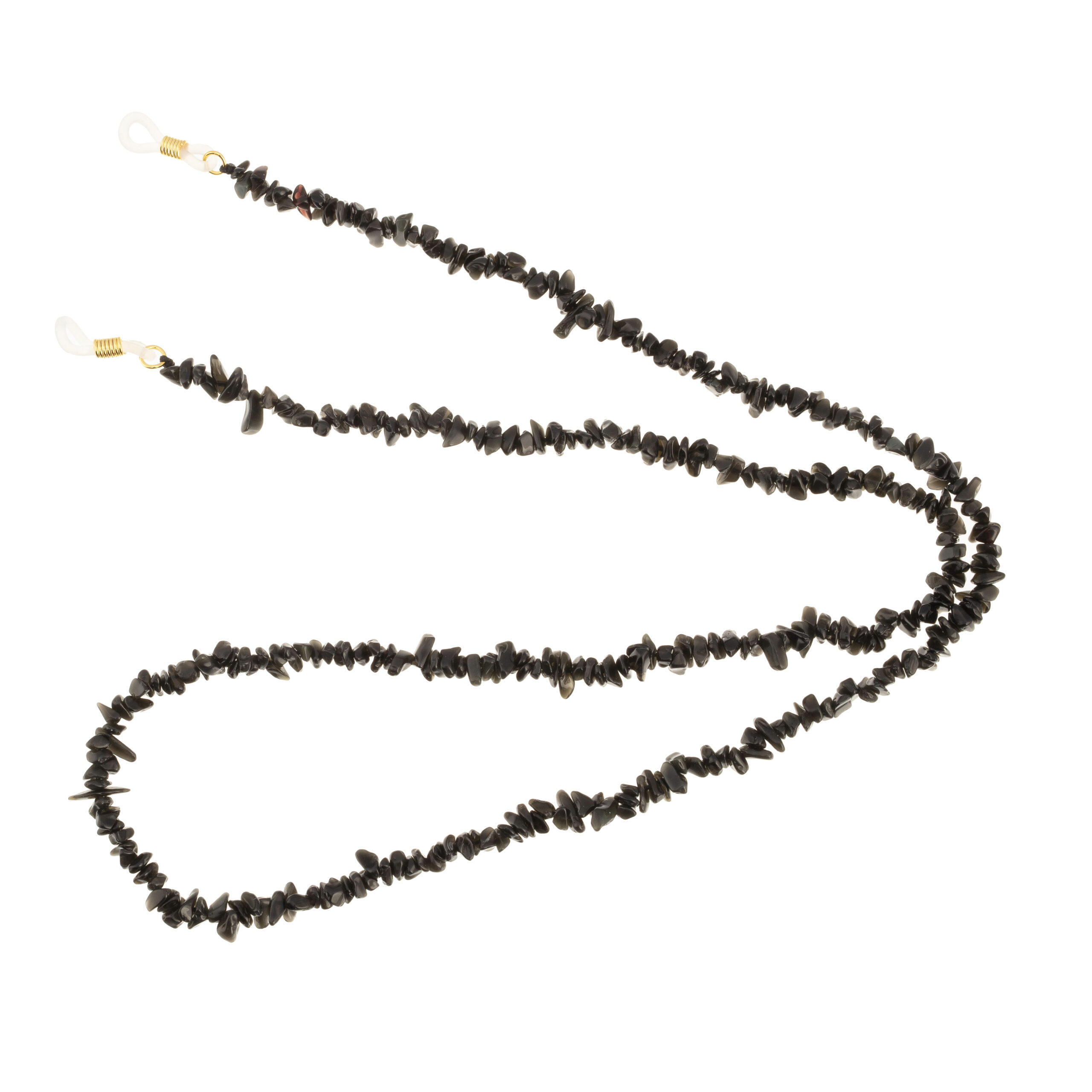 Talis Chains Chip Stone Sunglass Chain Black £60