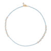 Talis Chains-Tulum beaded necklace baby blue£40