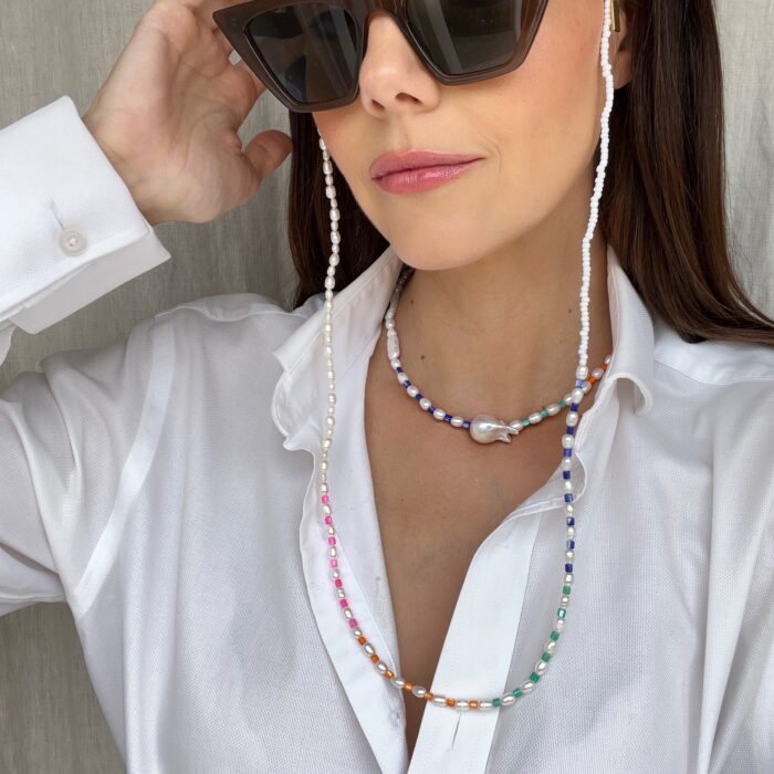Pearly Rainbow Sunglasses Chain - Image 3