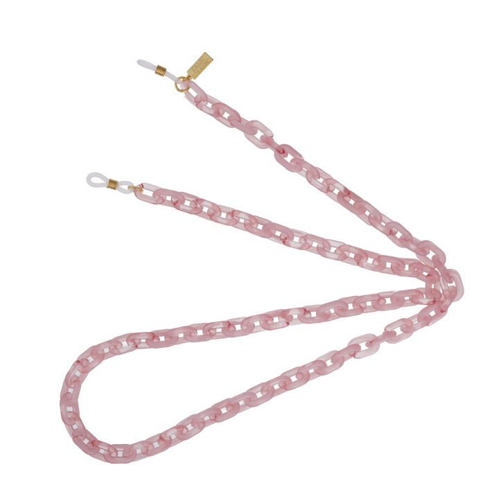 Resin Light Sunglasses Chain Pink