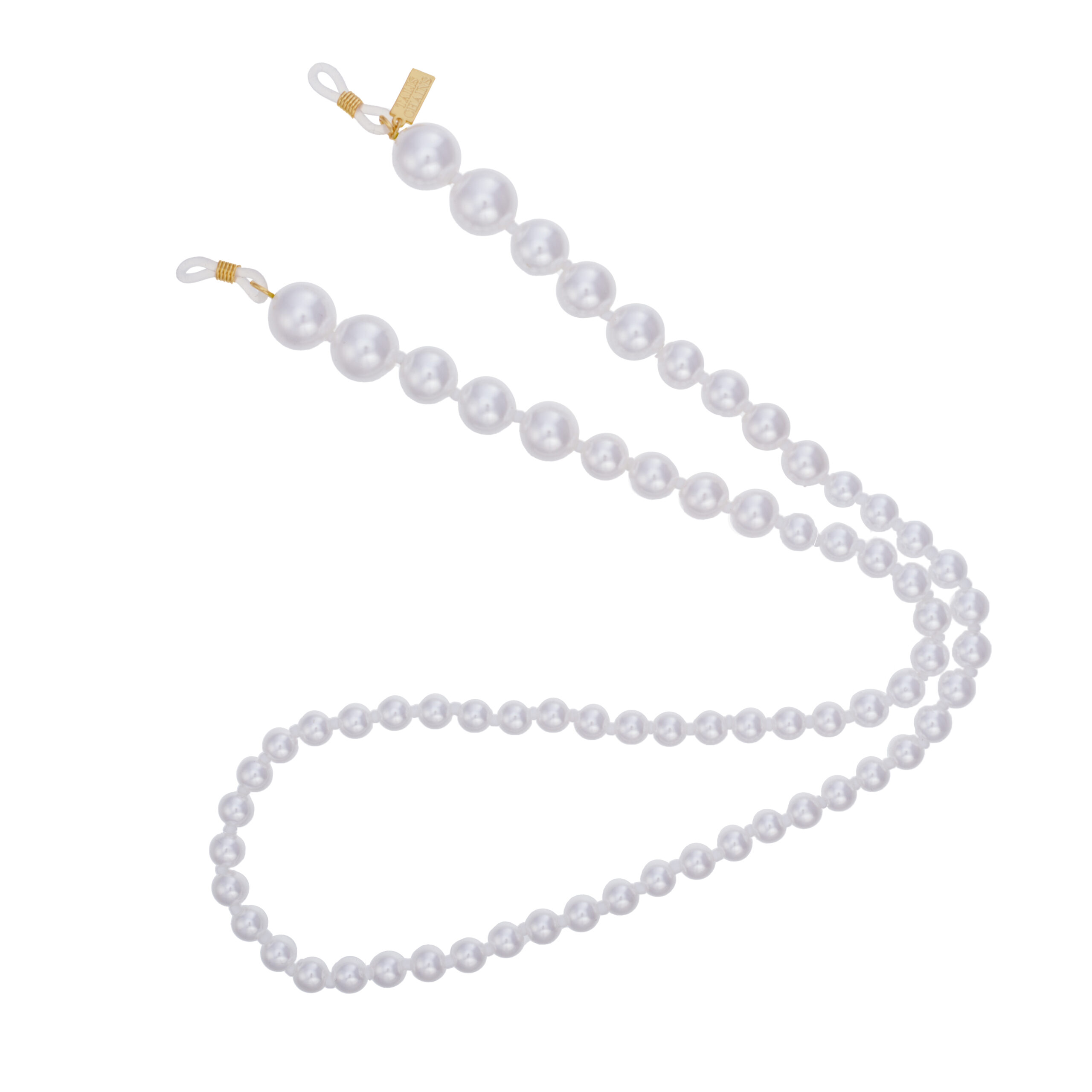 Talis Chains Pearl XL Sunglasses Chain White £55