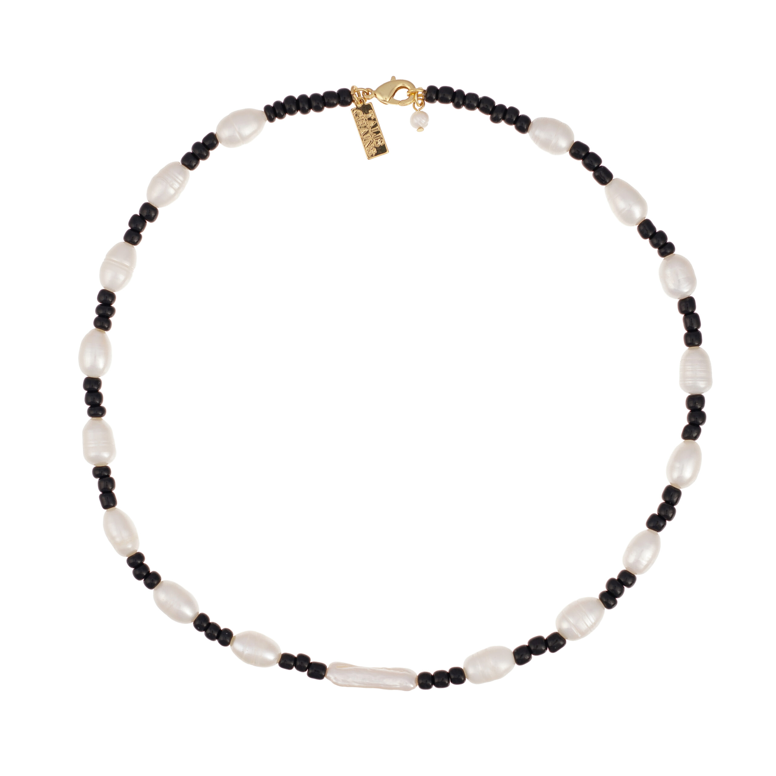 Talis Chains Pearly delight Necklace Monochrome £85