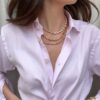 Capri Shell Bead Necklace- Rainbow - Thumbnail Image 2