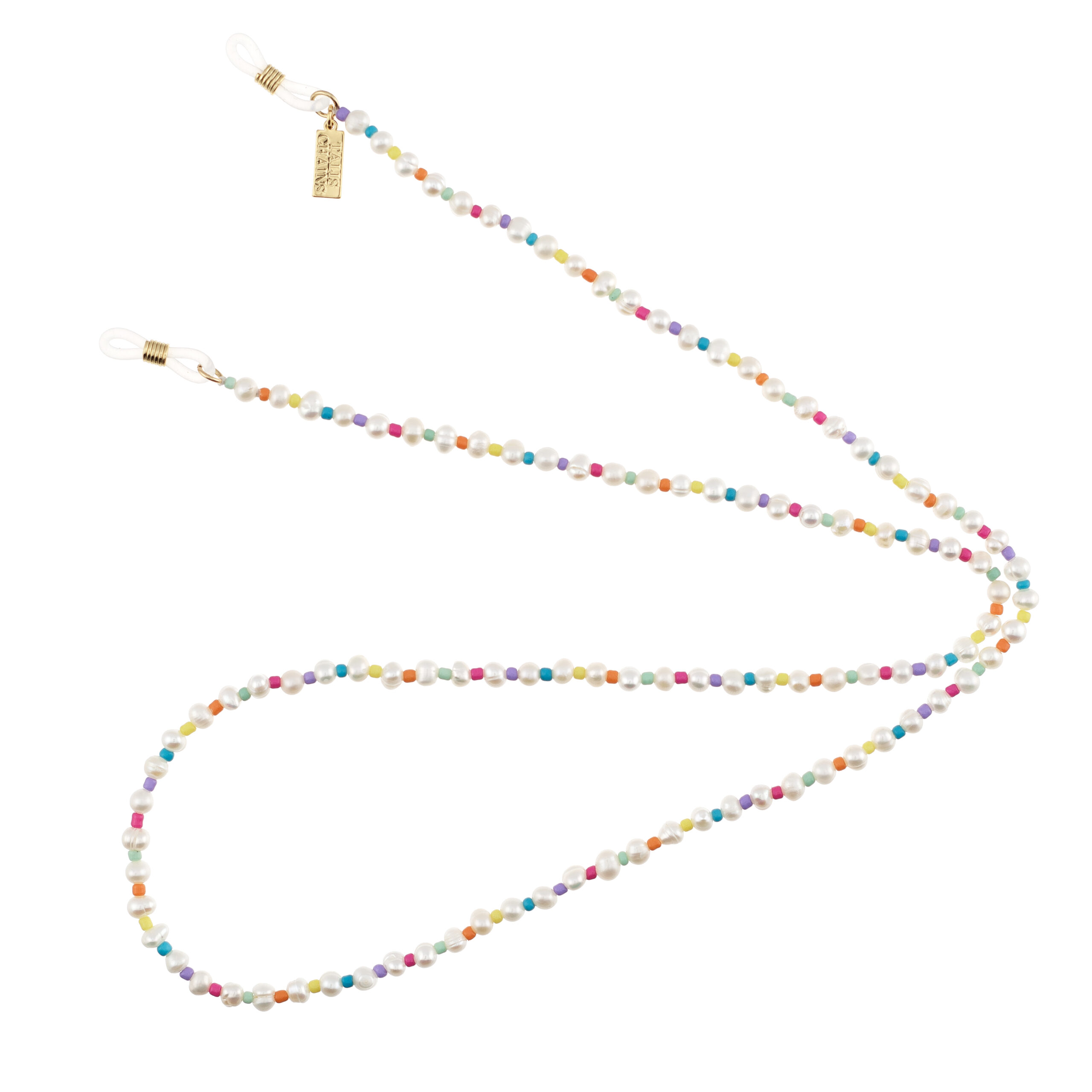 Talis Chains Mini Rainbow Drops in Pearl £110