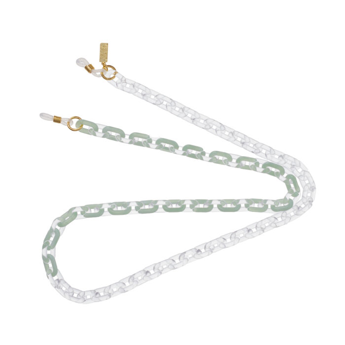 Resin Light DUO Sunglasses Chain- Mint