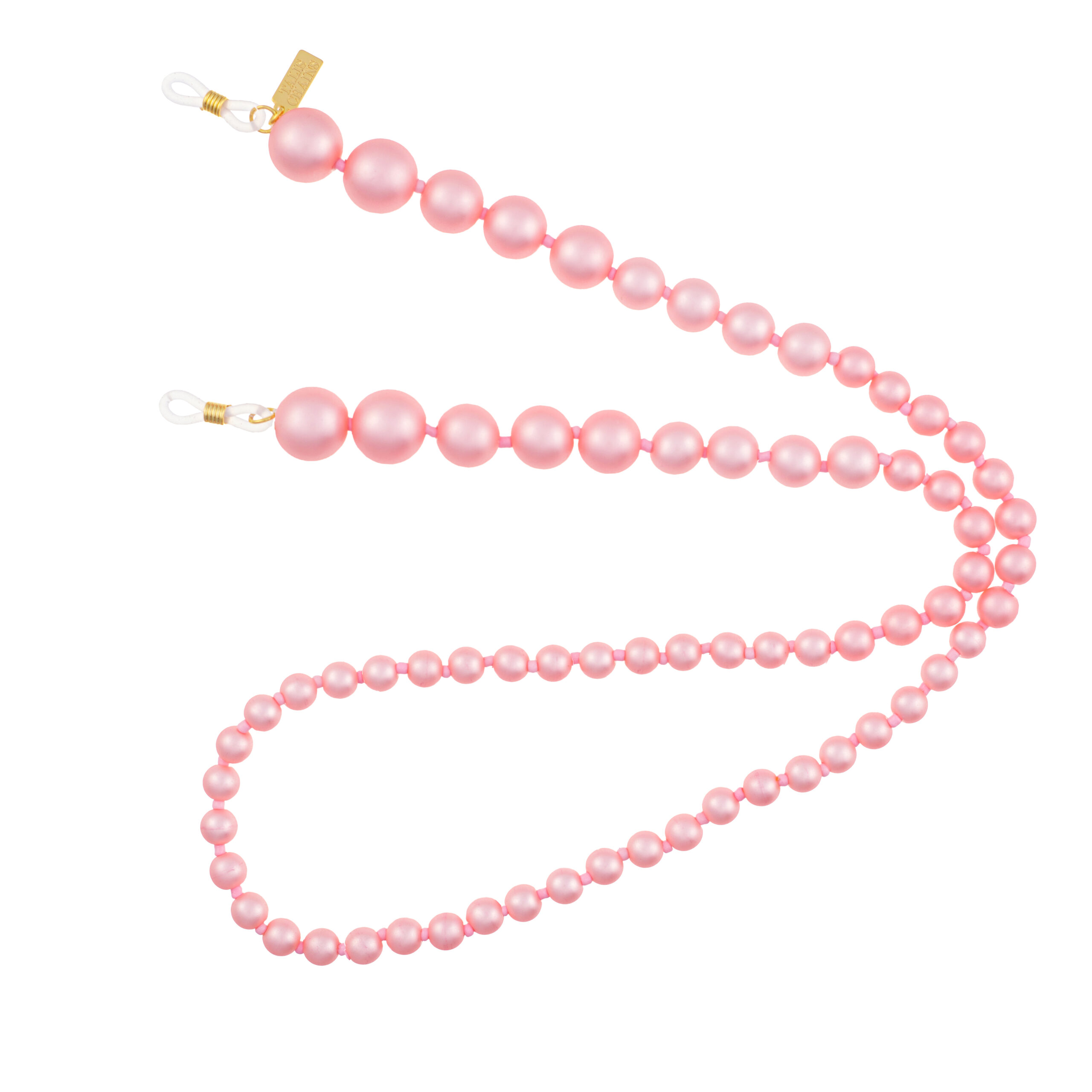 Pearl XL Sunglasses Chain - Pink £55