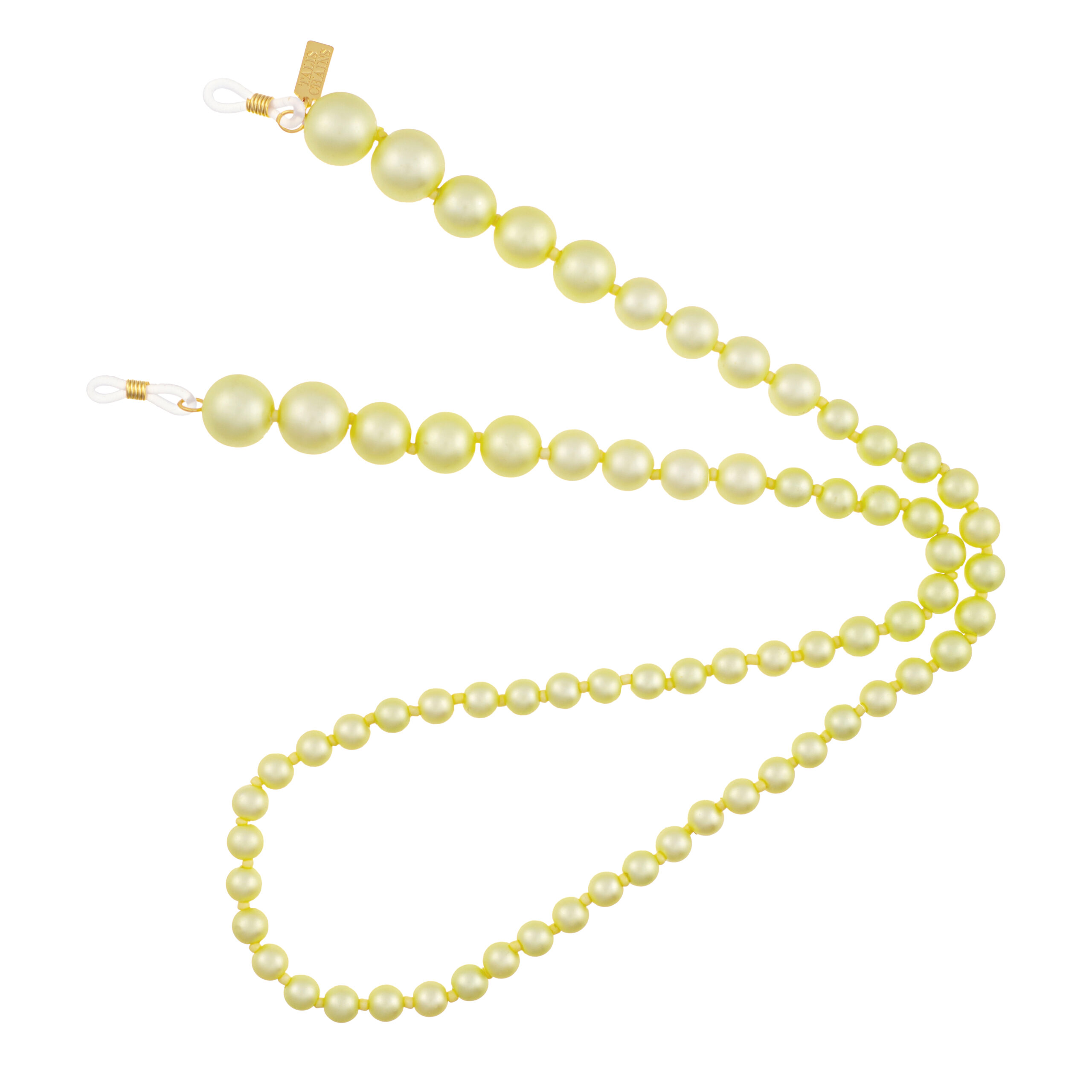 Talis Chains Pearl XL Sunglasses Chain Lemon £55