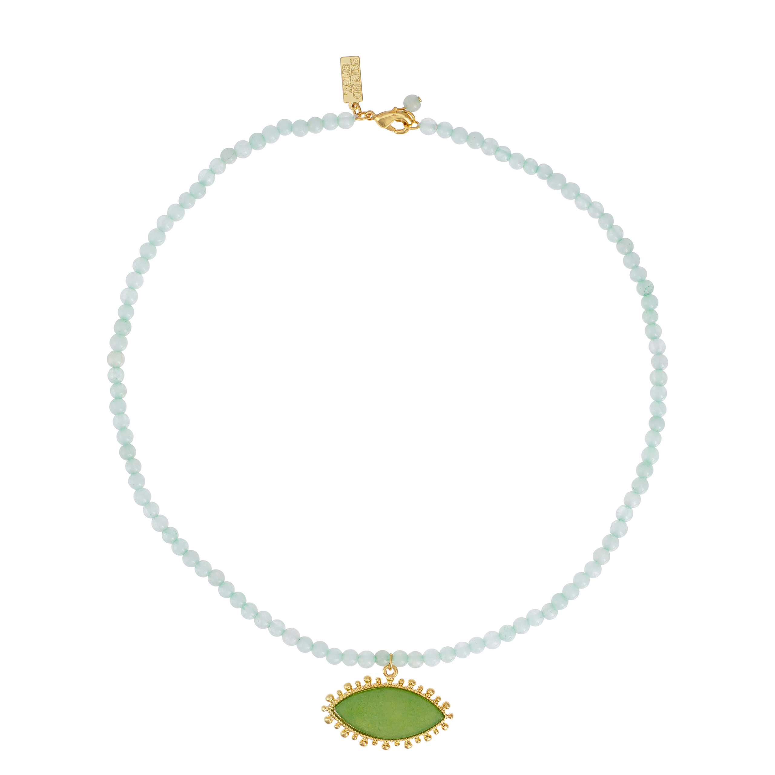 Talis Chains Protective Eye Necklace Lime