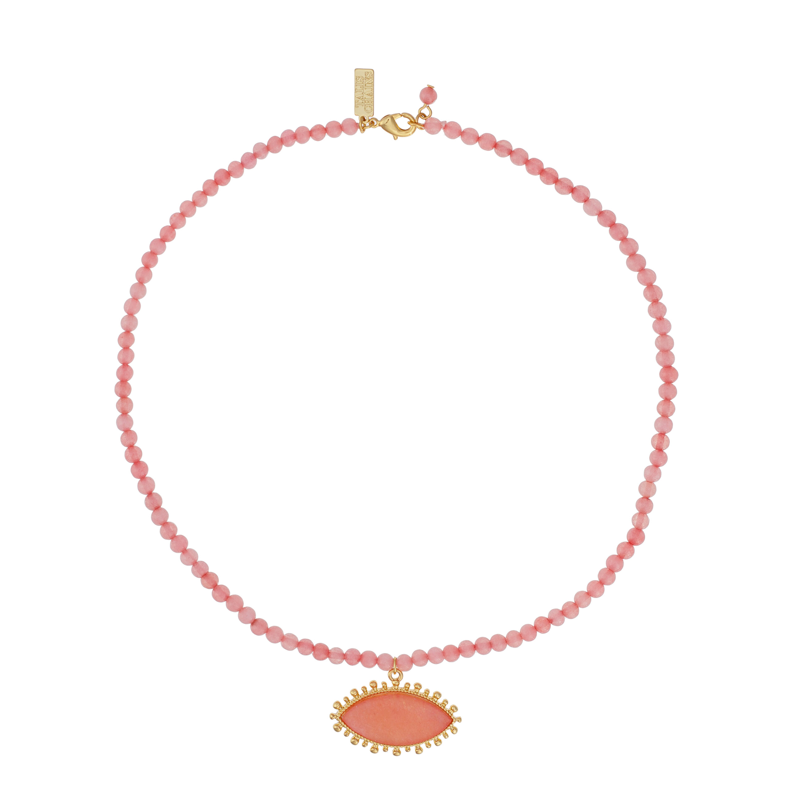 Talis Chains Protective Eye Necklace Pink