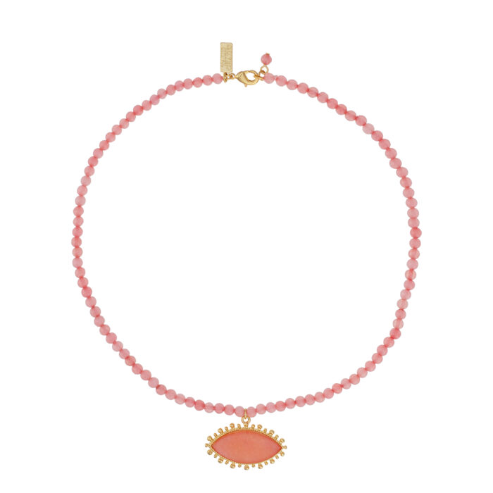 Protective Eye Necklace- Pink