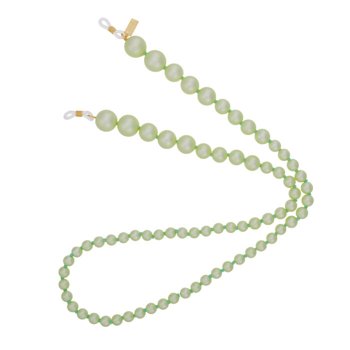 Pearl XL Sunglasses Chain - Lime