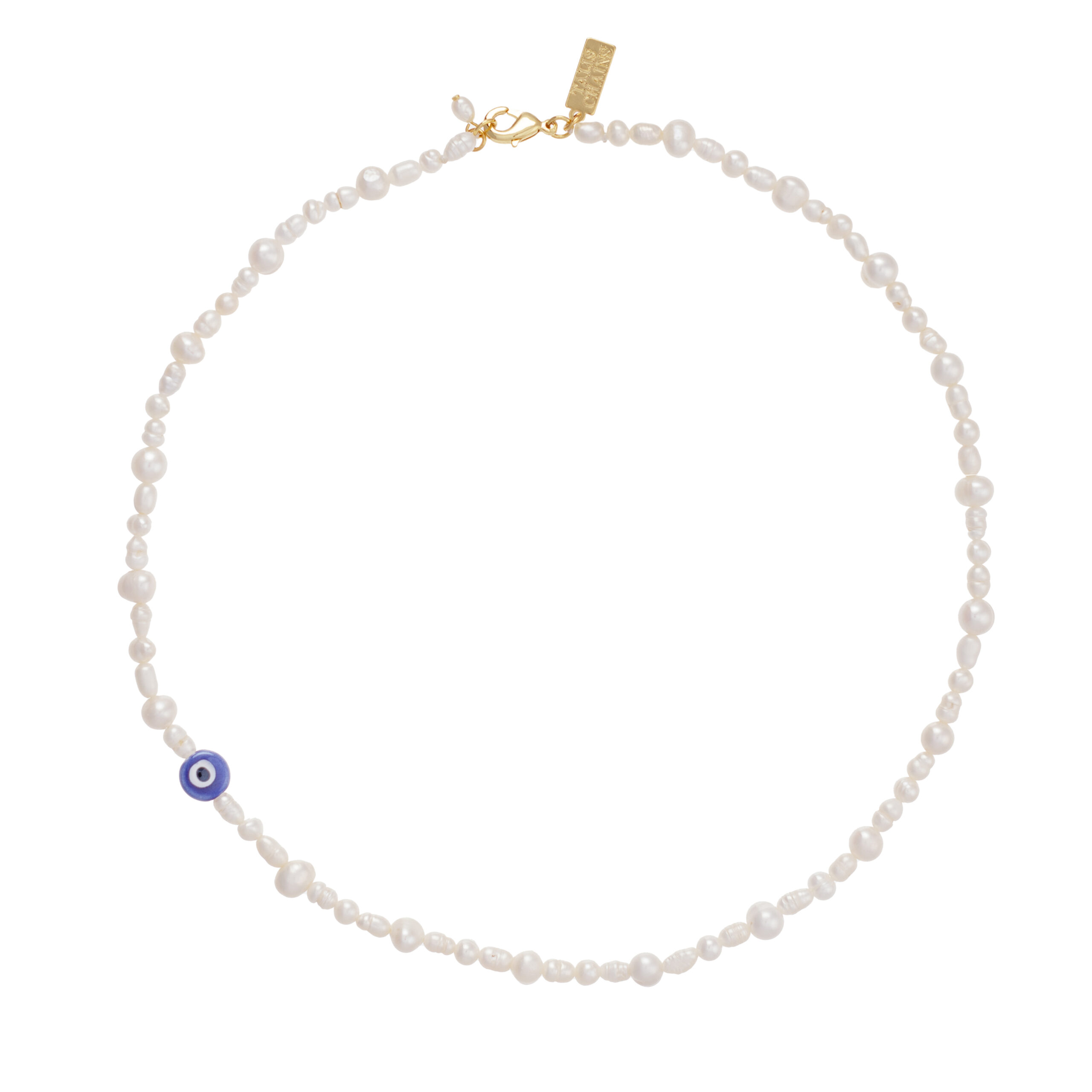 Talis Chains Evil Eye Pearl Necklace £95