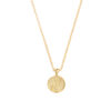Talis Chain Yiin Yang Pendant Necklace Gold