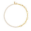 Miami Hearts Tennis Necklace- Gold - Thumbnail Image 1