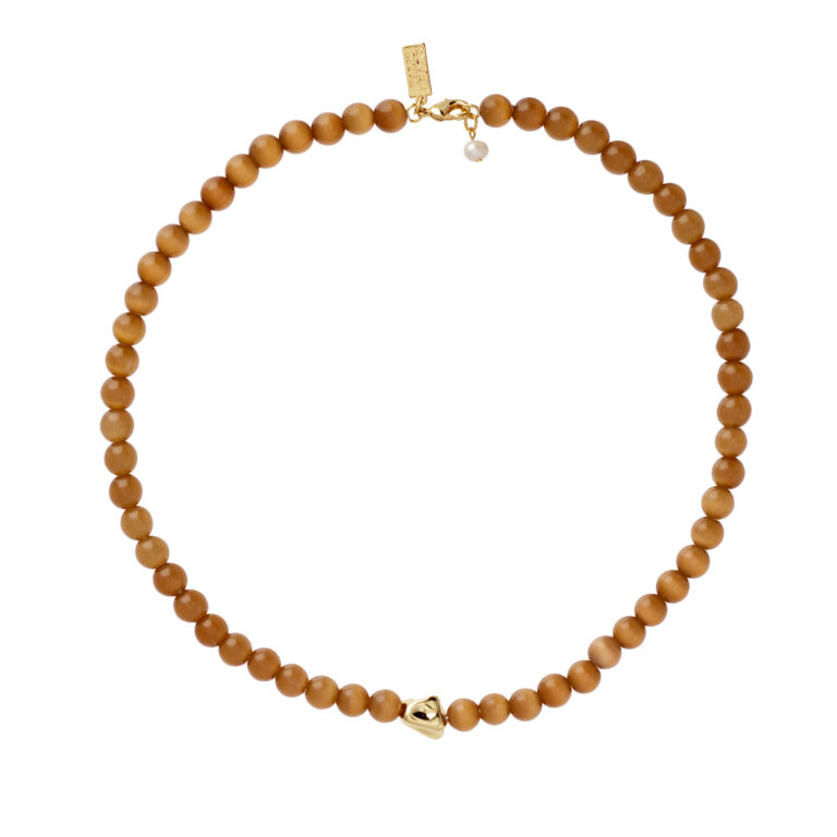 Talis Chains T Gold Happiness Necklace Pink main image 1