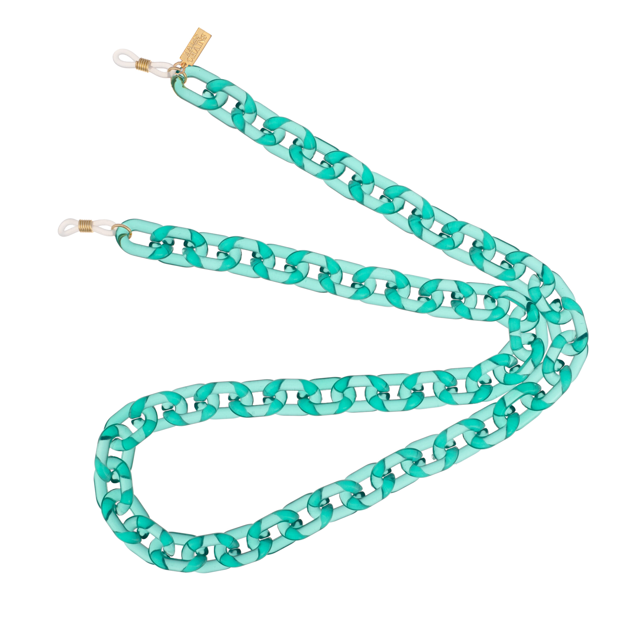 Talis Chains Resin Sunglasses Chain Green £34