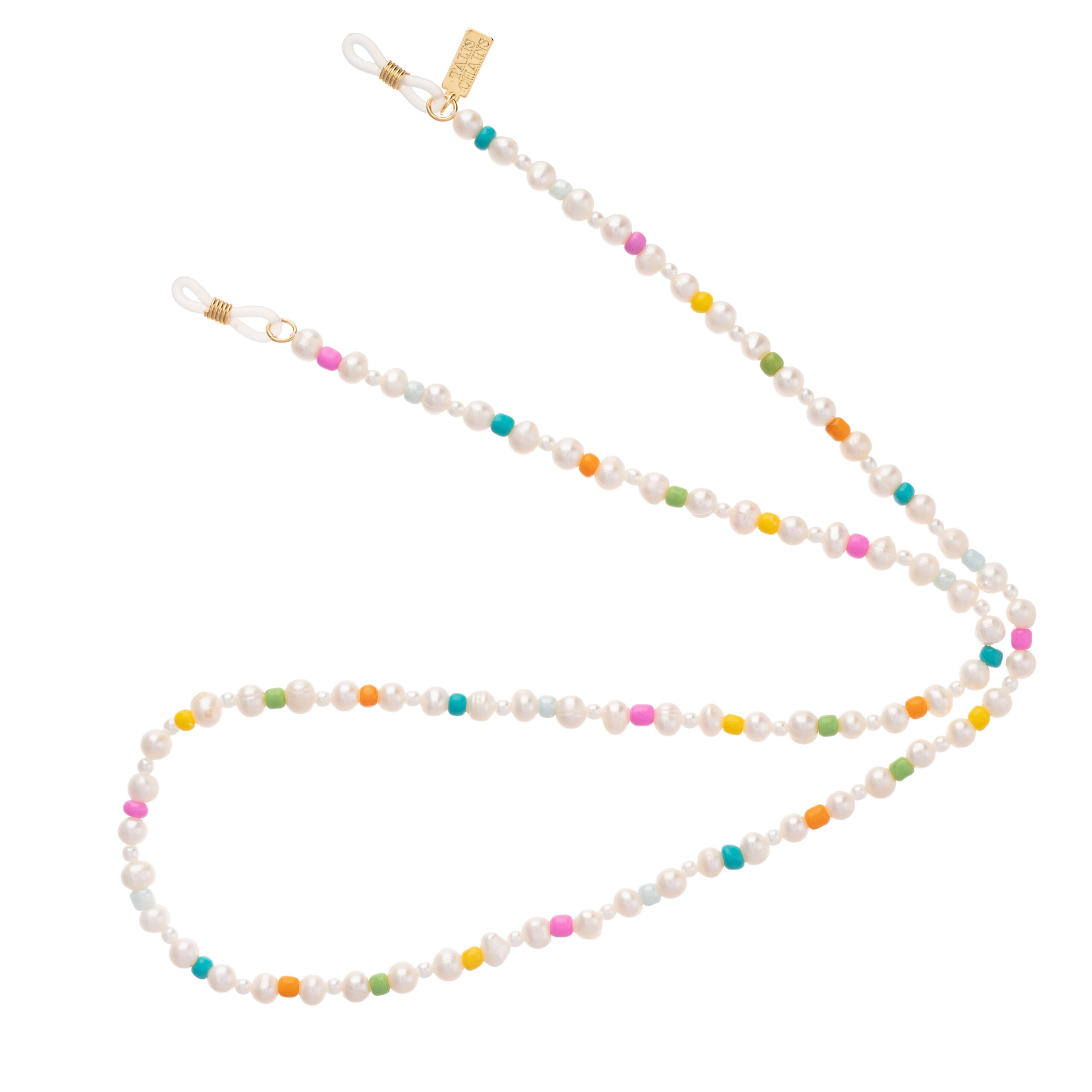 Pearl Sunglasses Chain Rainbow
