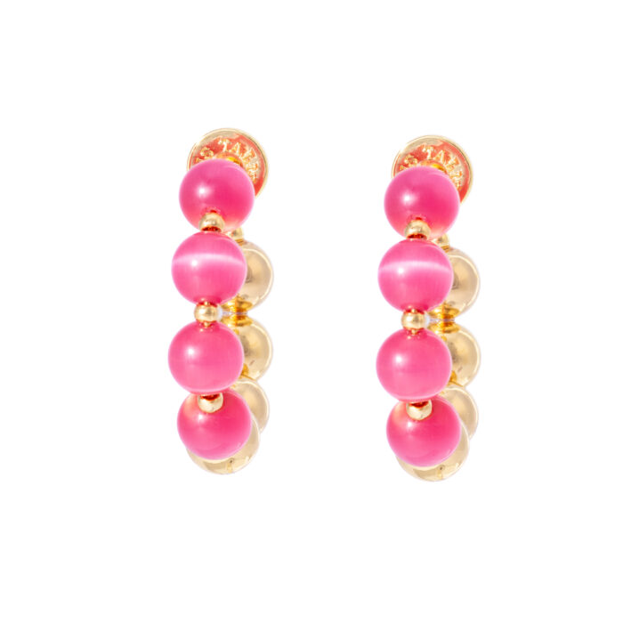 Tokyo Earrings- Pink - Image 3