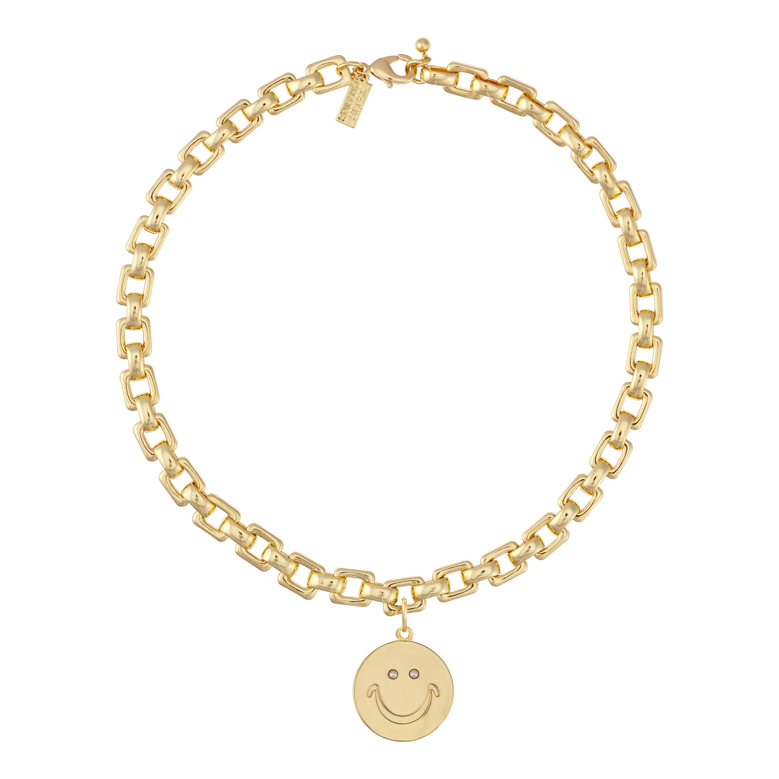 Have A Nice Day Necklace- Gold