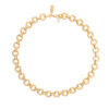 Chubby Link Choker Necklace- Gold - Thumbnail Image 1