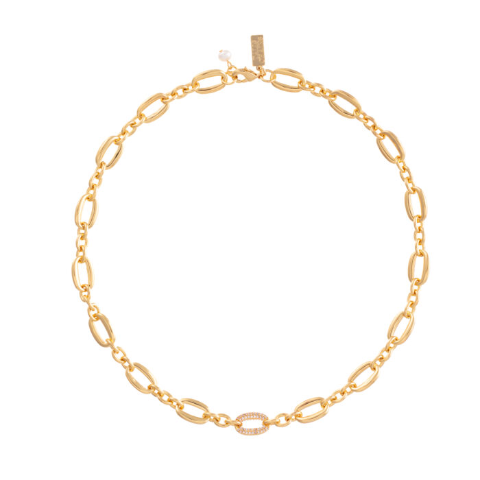 Venice Choker Necklace- Cubic Zirconia
