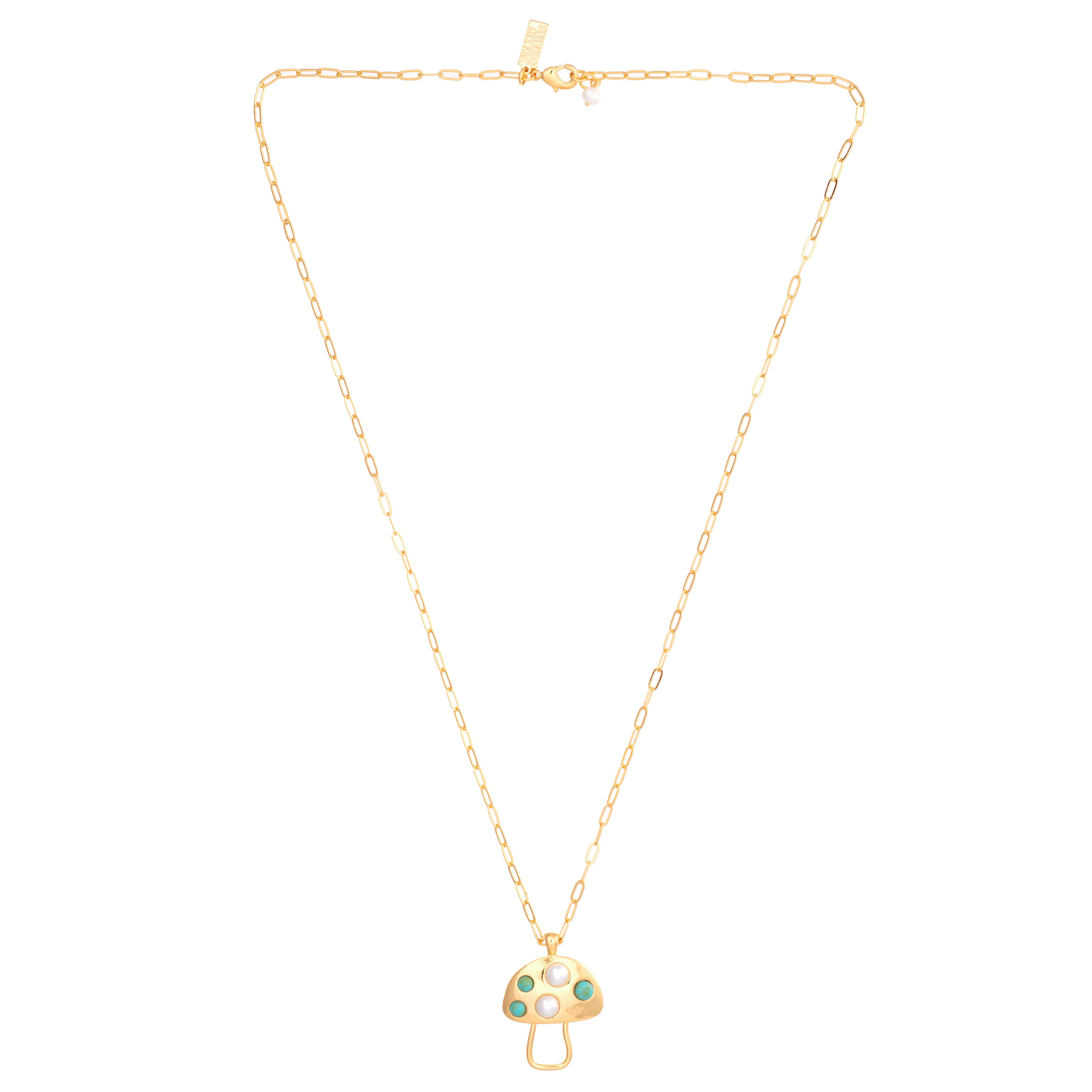 Mushy Mushroom Pendant Necklace
