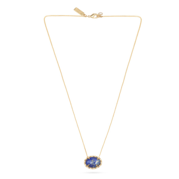 Button Choker- Lapis - Image 2
