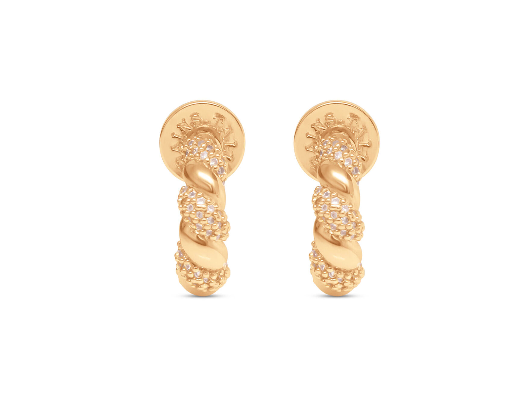Baguette Huggies- Cubic Zirconia - Image 2