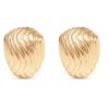 Vintage Stud Earrings- Gold - Thumbnail Image 1