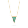 Triangle-Pendant-Necklace--Turquoise