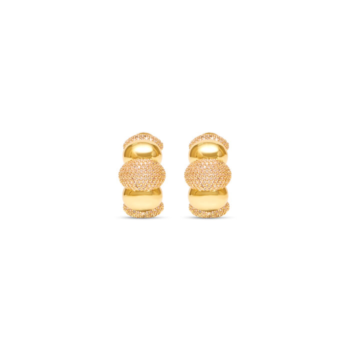Croissant XL Hoops- Gold - Image 2