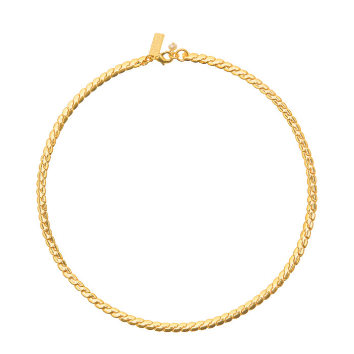 Snake Chain Choker- Gold