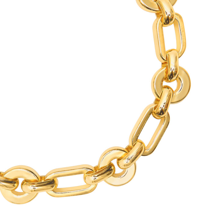 Chunky Link Bracelet- Gold - Image 2