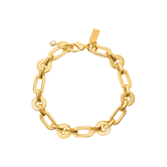 Chunky Link Bracelet- Gold