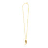 Shark Tooth Pendant Necklace- Watermelon Skin - Thumbnail Image 3