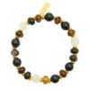 Deconstructed Bracelet- Black and Brown Multi - Thumbnail Image 1