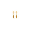 Oval Kite Earrings- Tiger's Eye - Thumbnail Image 1